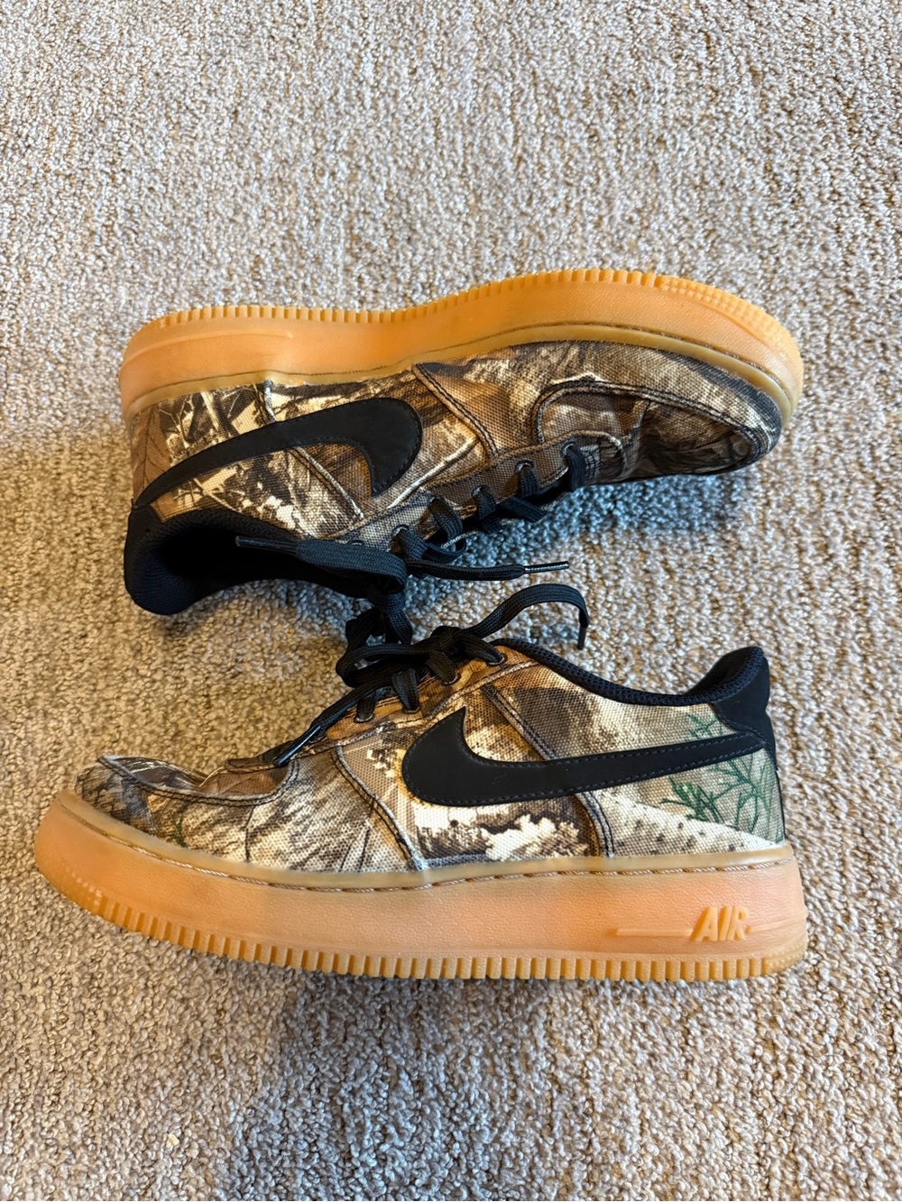 Nike Air Kids Camo Sneakers in Realtree Camouflage